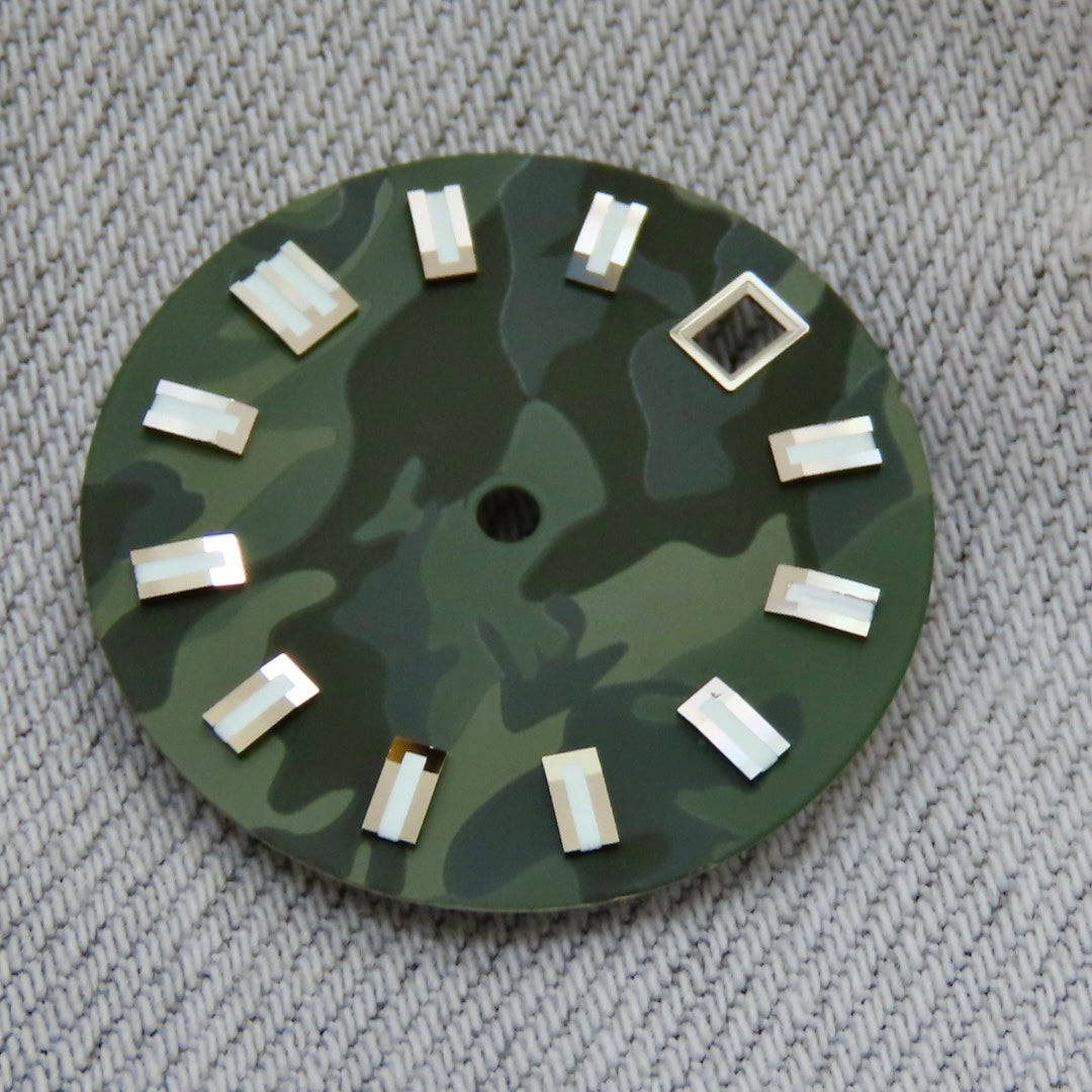 Dial Maker - Green Camou Dial for seiko mod
