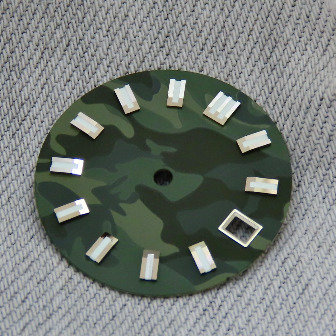 Dial Maker - Green Camou Dial for seiko mod
