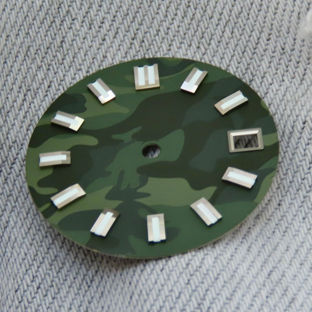 Dial Maker - Green Camou Dial for seiko mod