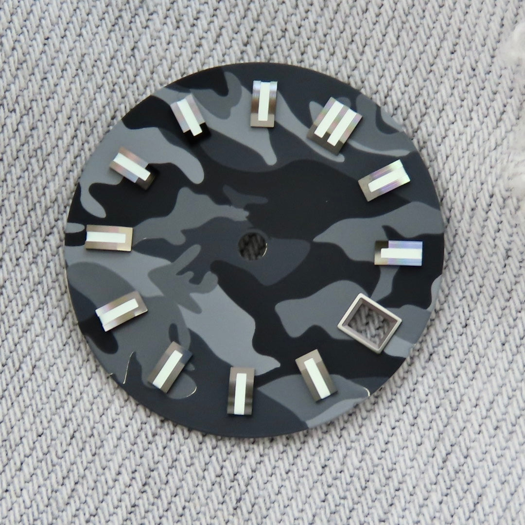 Dial Maker - Black Camou Dial for seiko mod