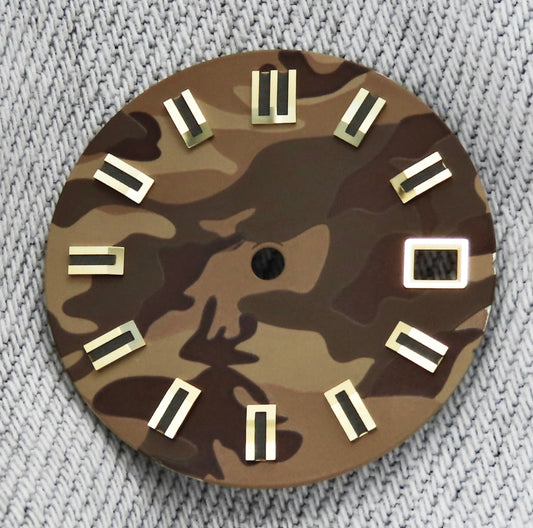 Dial Maker - Brown Camou Dial for seiko mod