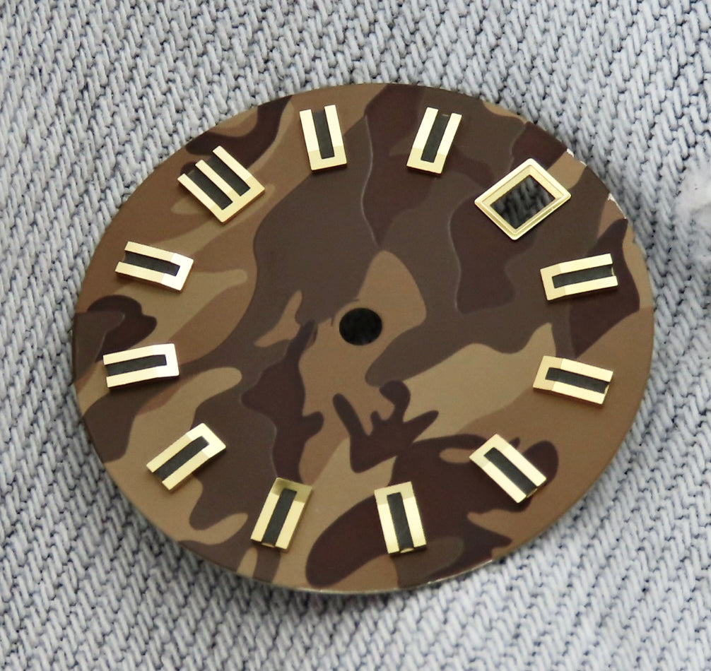 Dial Maker - Brown Camou Dial for seiko mod