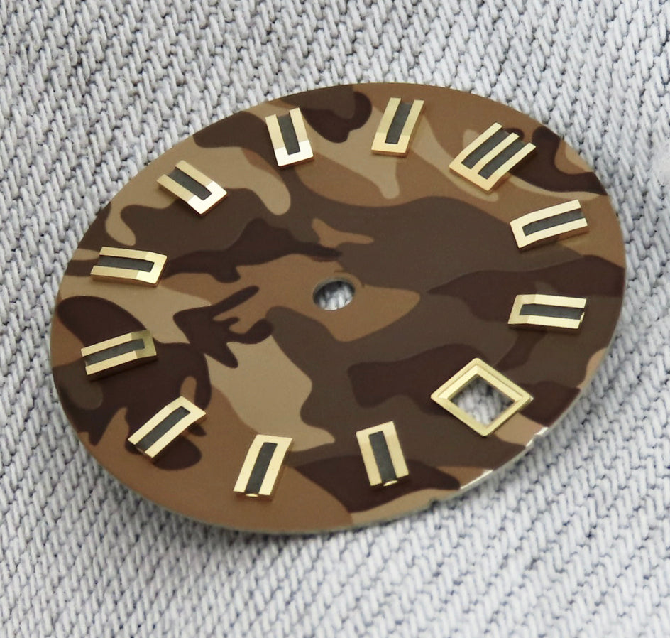 Dial Maker - Brown Camou Dial for seiko mod