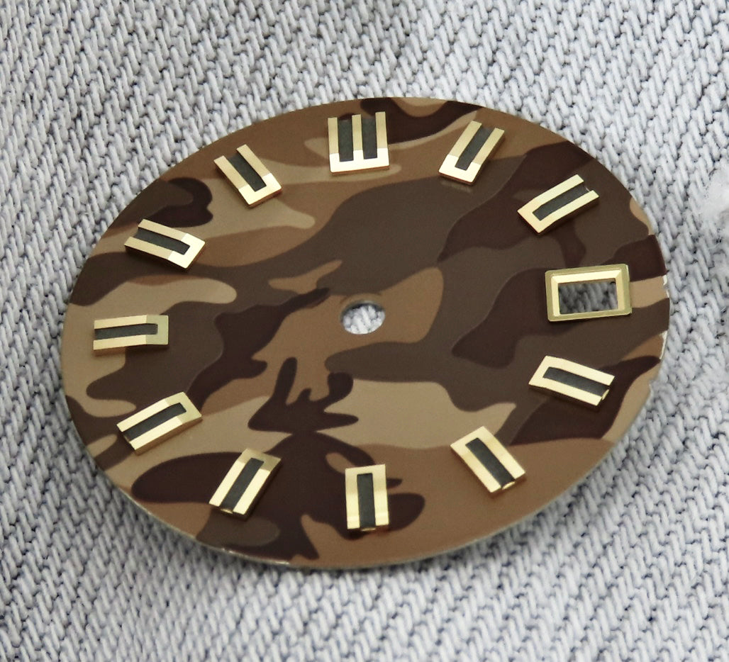 Dial Maker - Brown Camou Dial for seiko mod