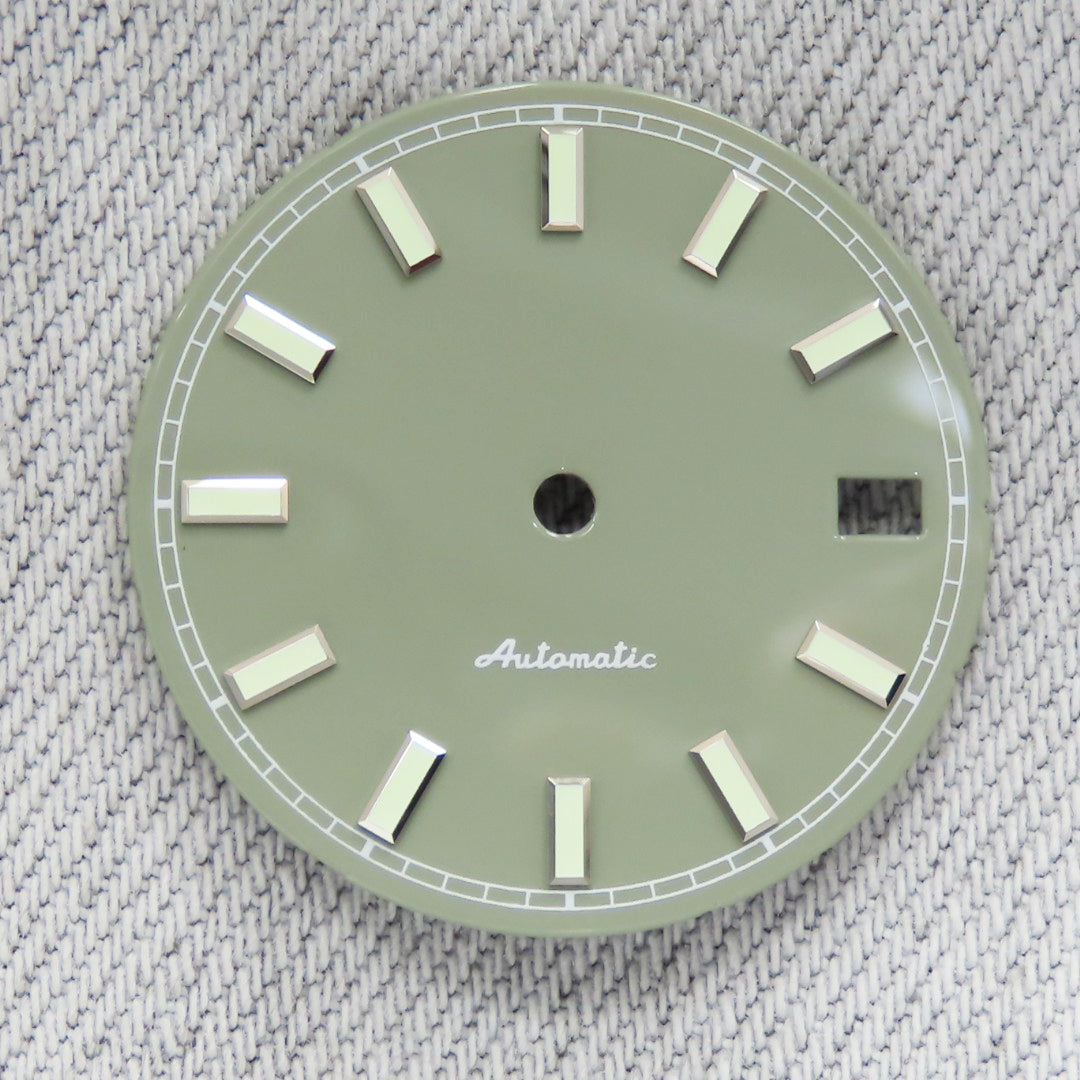 Dial maker - Green Enamel Dial for Seiko mod