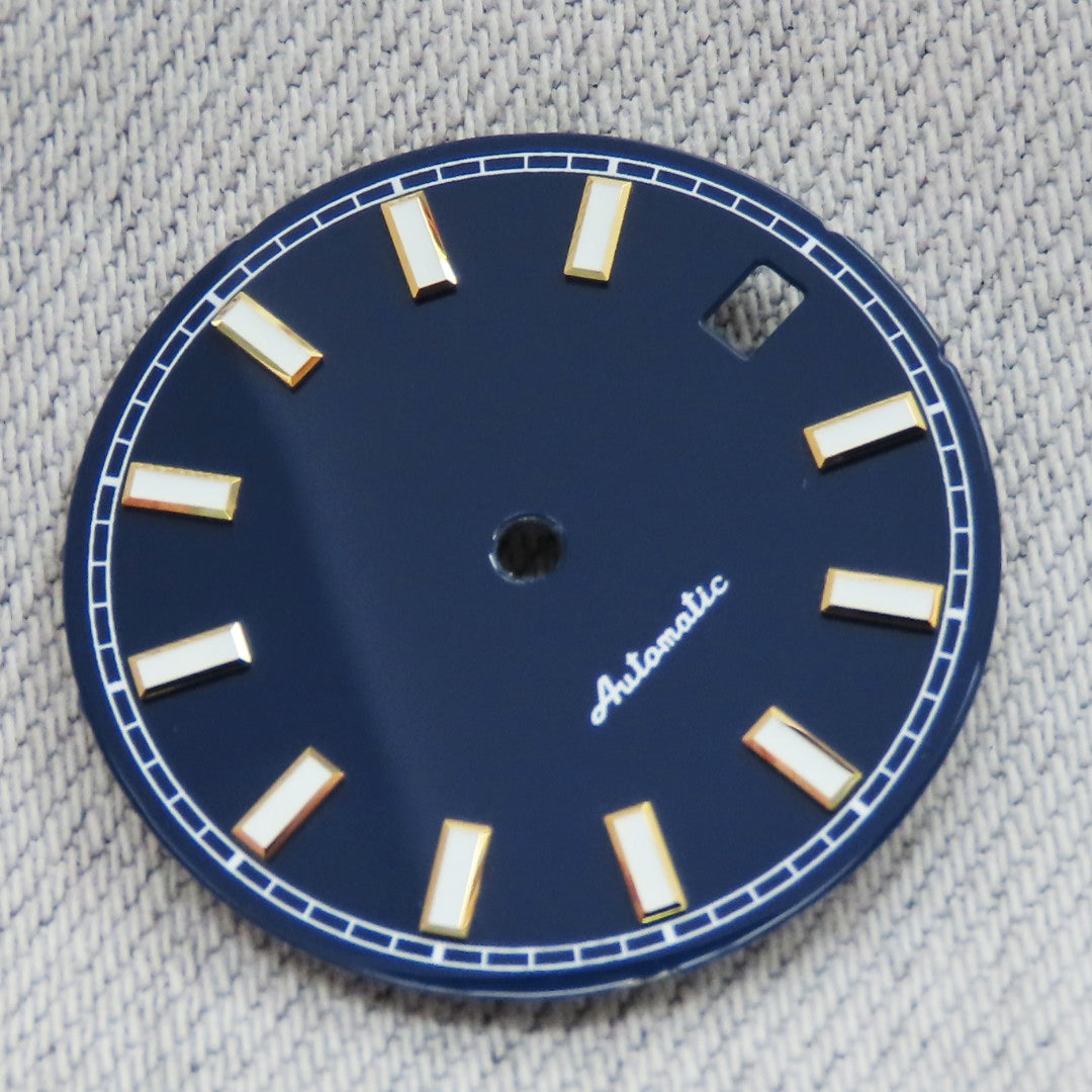 Dial maker - Dark Blue Enamel Dial for Seiko mod