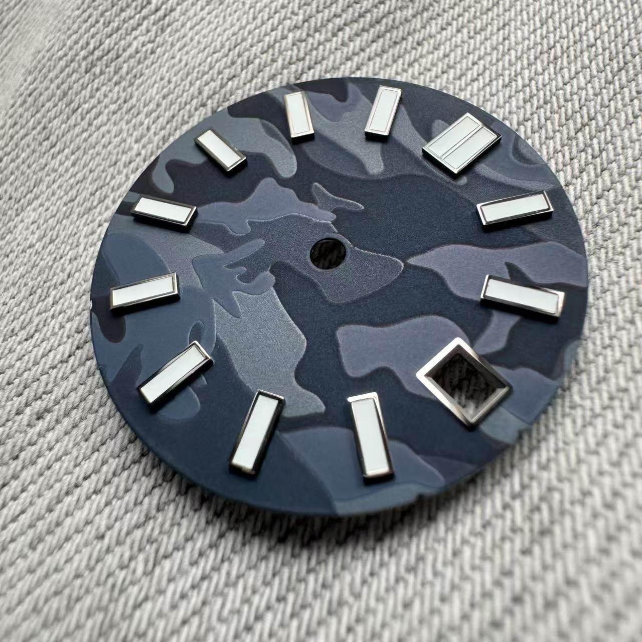 Dial Maker - Dial Dark Dark Blue Camou Dial for seiko mod