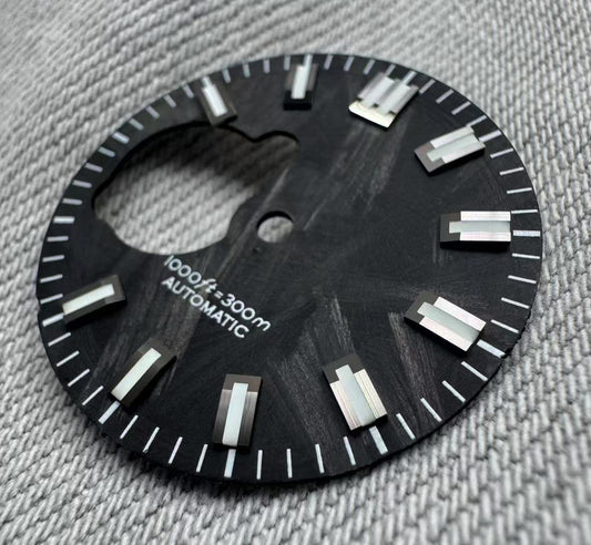 Dial maker - Forged Carbon Fibre Dial for Seiko mod NH38 Movement