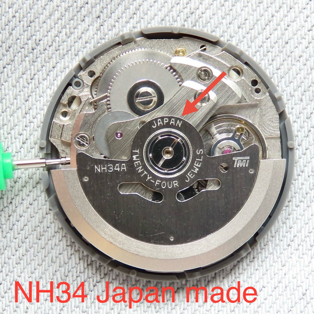 Japan Made- Seiko (TMI) NH34 Automatic Movement