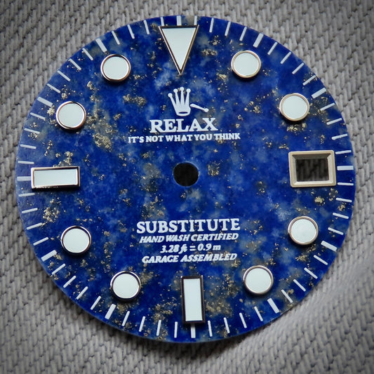Dial Maker - Relax Lapis Lazuli Stone Dial for seiko mod
