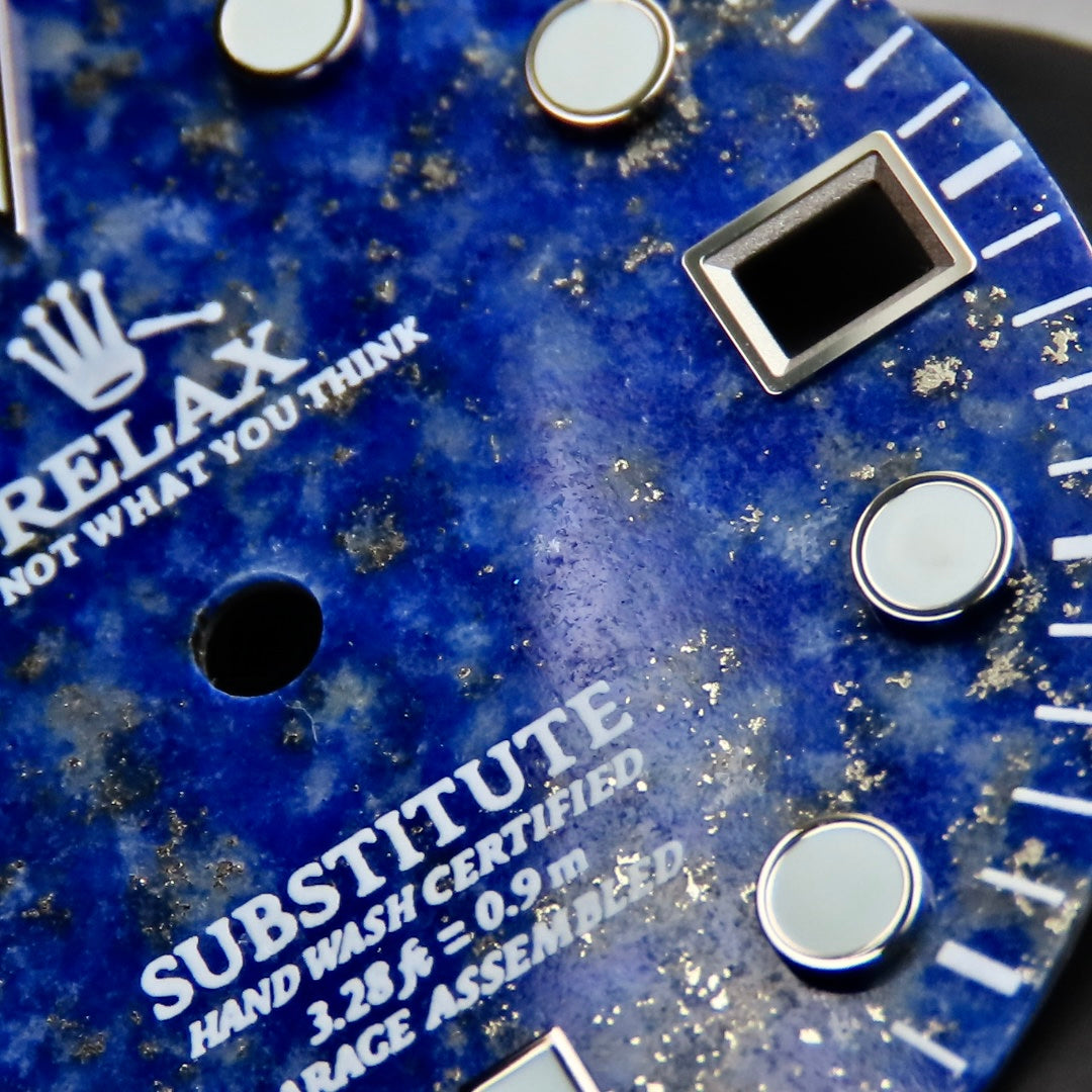 Dial Maker - Relax Lapis Lazuli Stone Dial for seiko mod