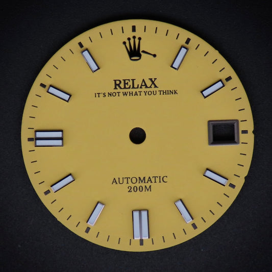 Dial Maker - Matte Yellow Relax Dial