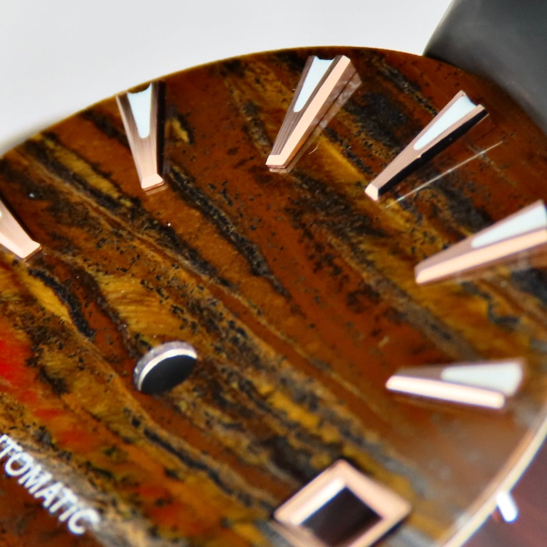 Dial Maker - Tiger Iron Stone Dial for seiko mod