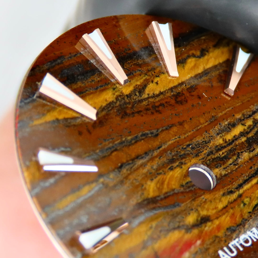 Dial Maker - Tiger Iron Stone Dial for seiko mod