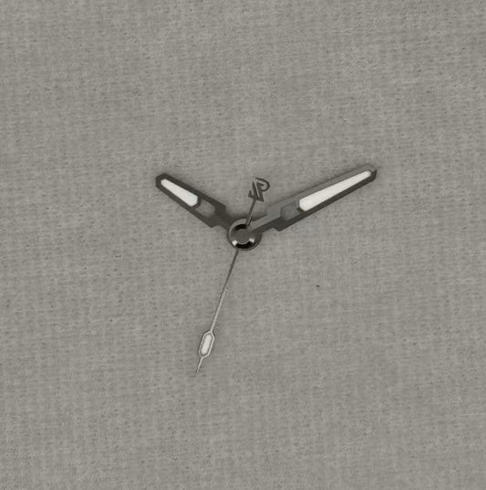 Dial Maker - High Quality BGW9 Lume Hands for Seiko Mods (Gun Color)