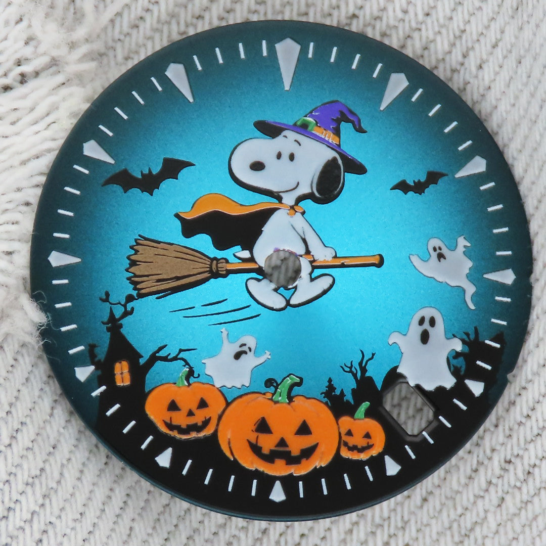 Dial maker - Blue Halloween & Snoopy Dial BGW9 lume – dial maker shop