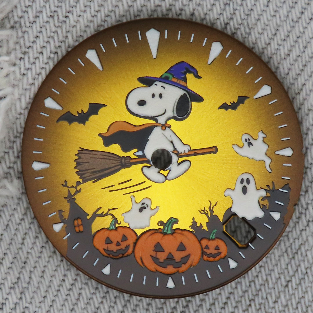 Dial maker - Yellow Halloween & Snoopy Dial BGW9 lume