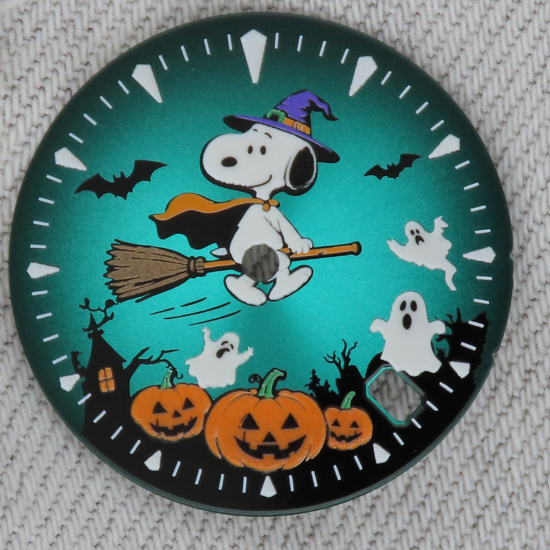 Dial maker - Green Halloween & Snoopy Dial BGW9 lume