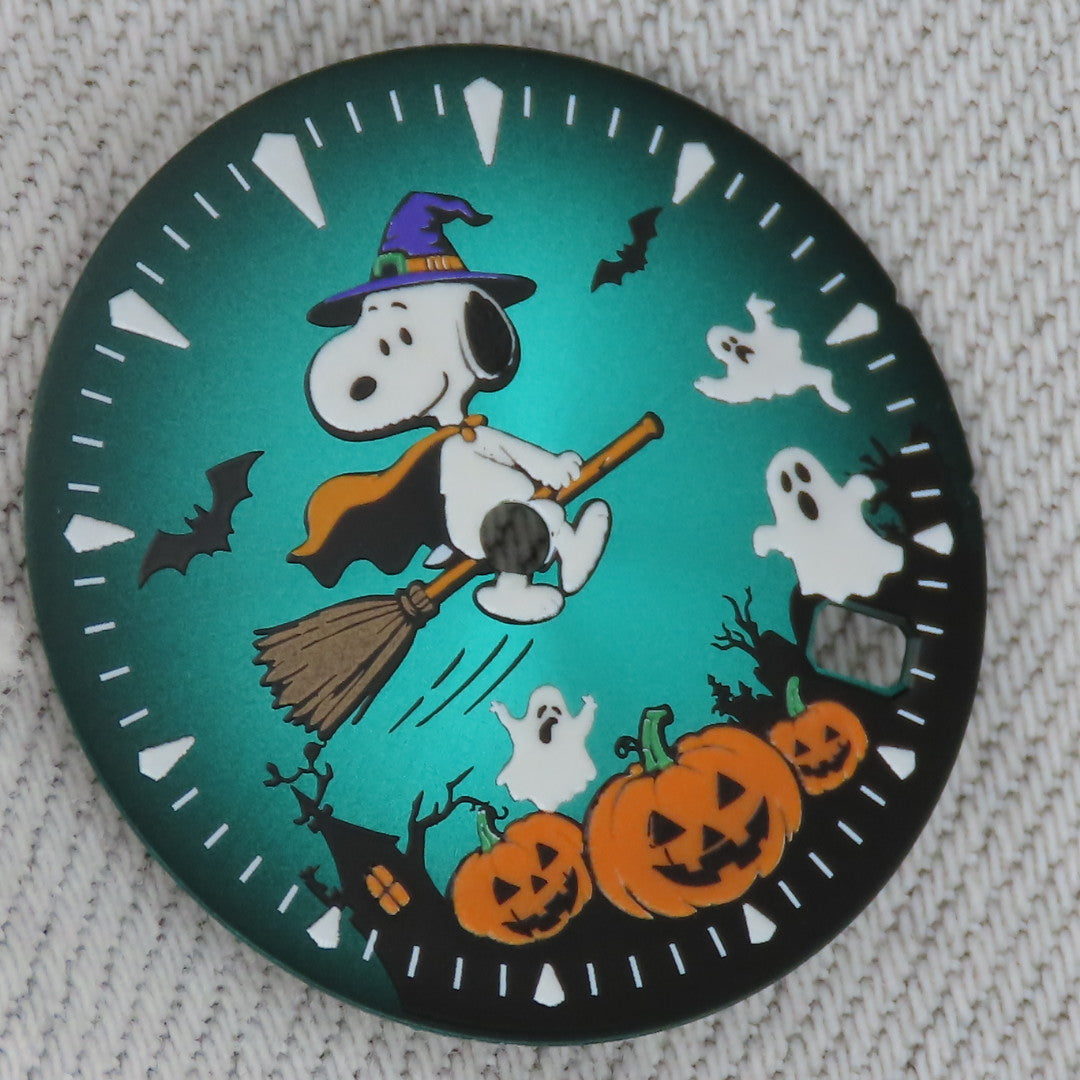 Dial maker - Green Halloween & Snoopy Dial BGW9 lume