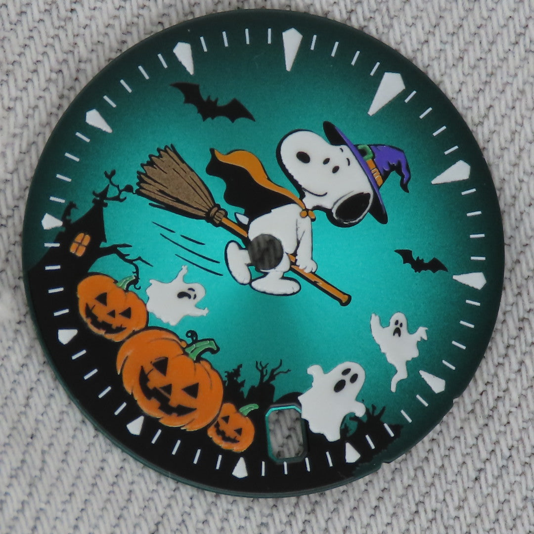 Dial maker - Green Halloween & Snoopy Dial BGW9 lume