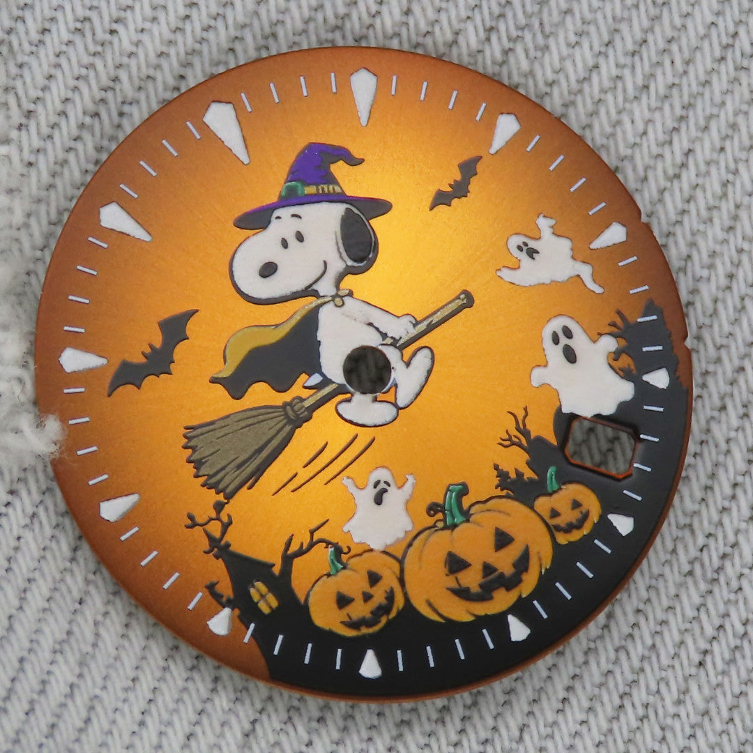 Dial maker - Orange Halloween & Snoopy Dial BGW9 lume