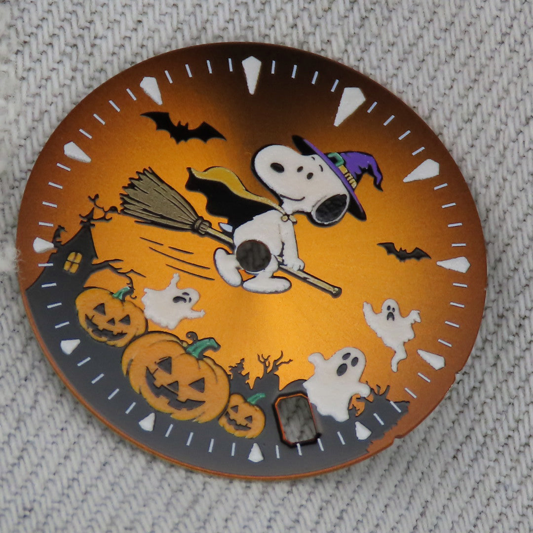 Dial maker - Orange Halloween & Snoopy Dial BGW9 lume
