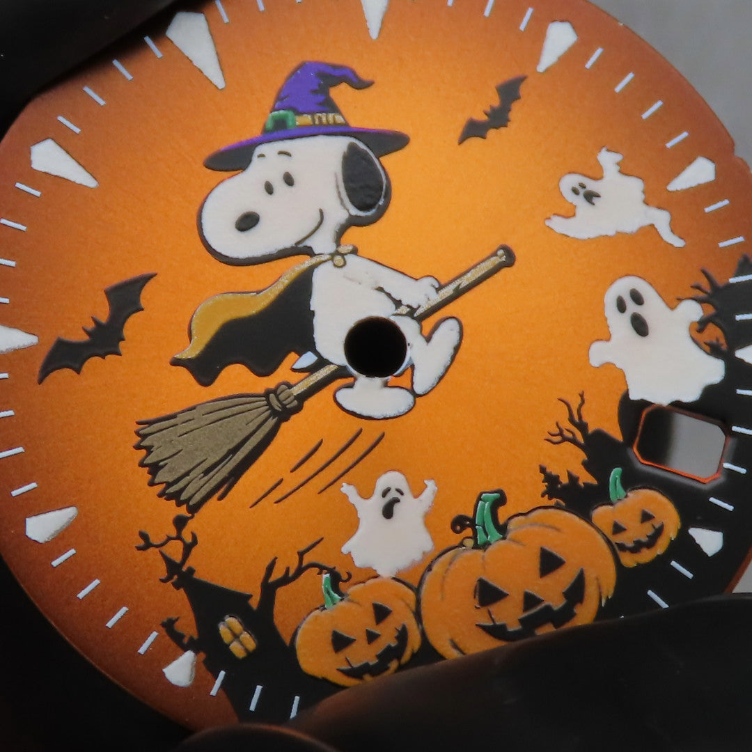 Dial maker - Orange Halloween & Snoopy Dial BGW9 lume