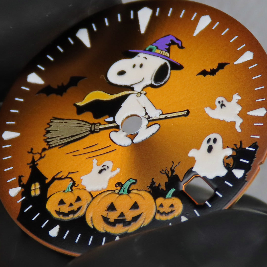 Dial maker - Orange Halloween & Snoopy Dial BGW9 lume