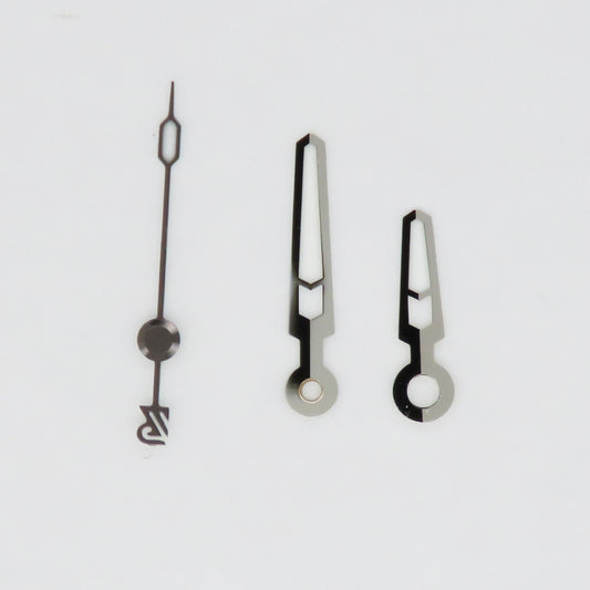 Dial Maker - High Quality BGW9 Lume Hands for Seiko Mods (Silver Color)