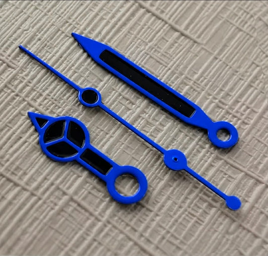 Dial Maker - Blue Mercedes Hands for Seiko Mods