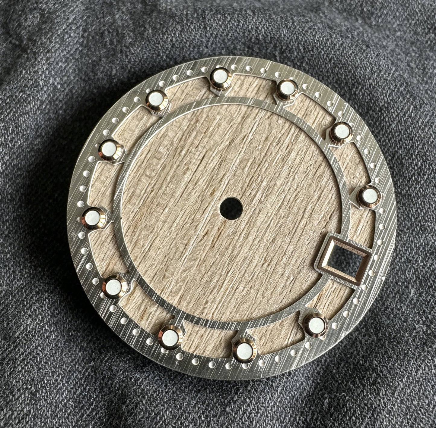 Dial Maker - Natural Wooden Dial for NH35 Movement