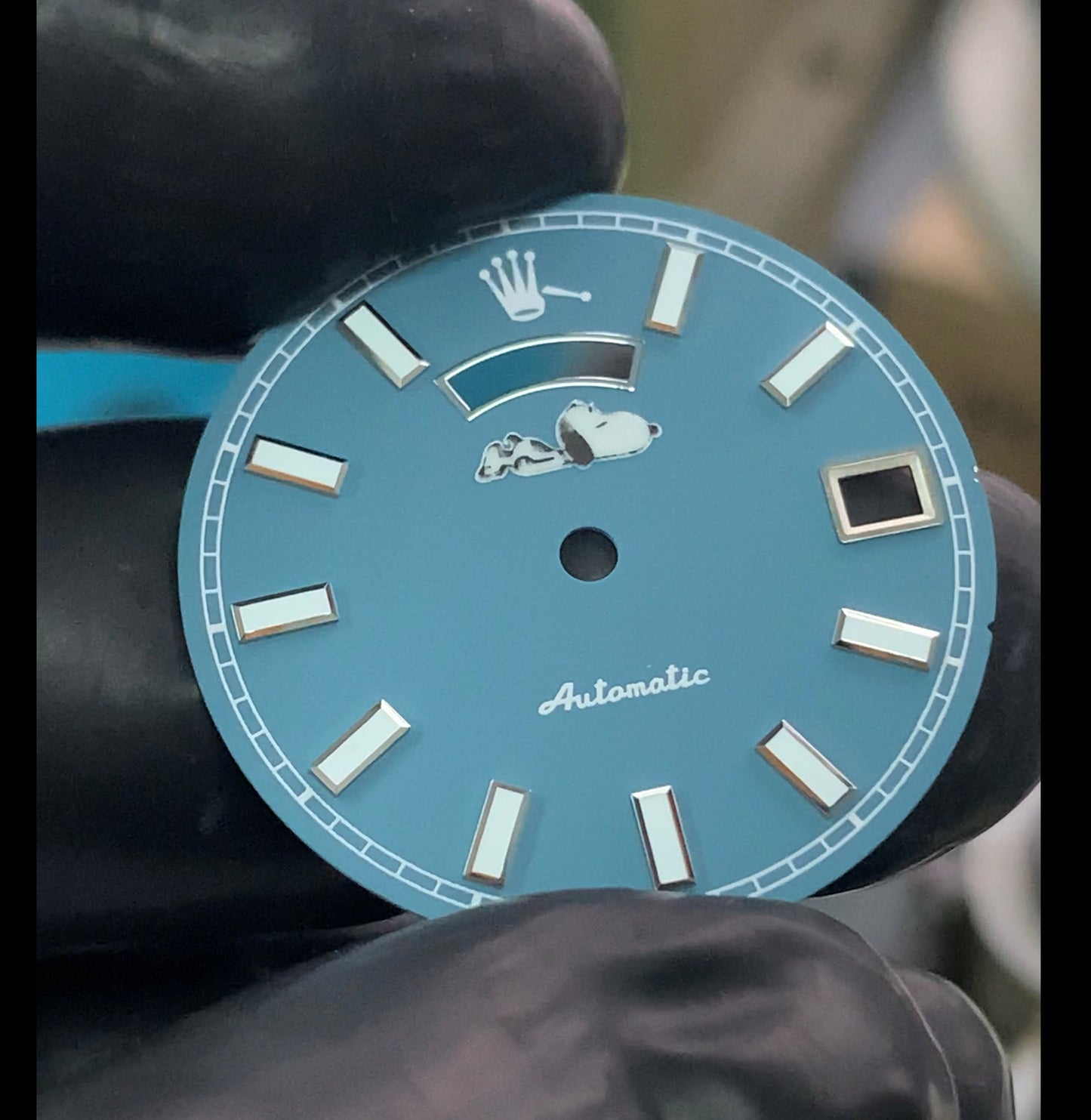 Dial maker - SP-02 snoopy Dial With Full lume day /date wheel for NH36