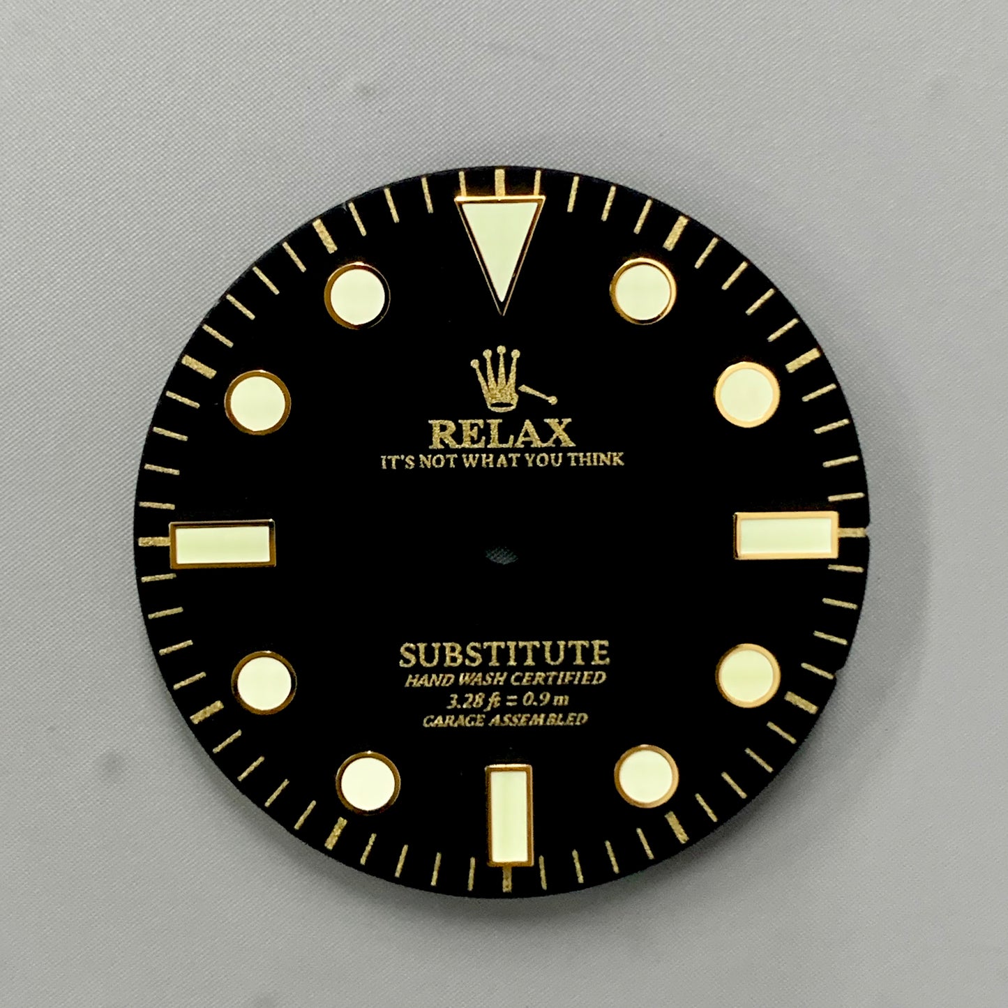 Dial Maker - Matte Black Relax Dial No Date