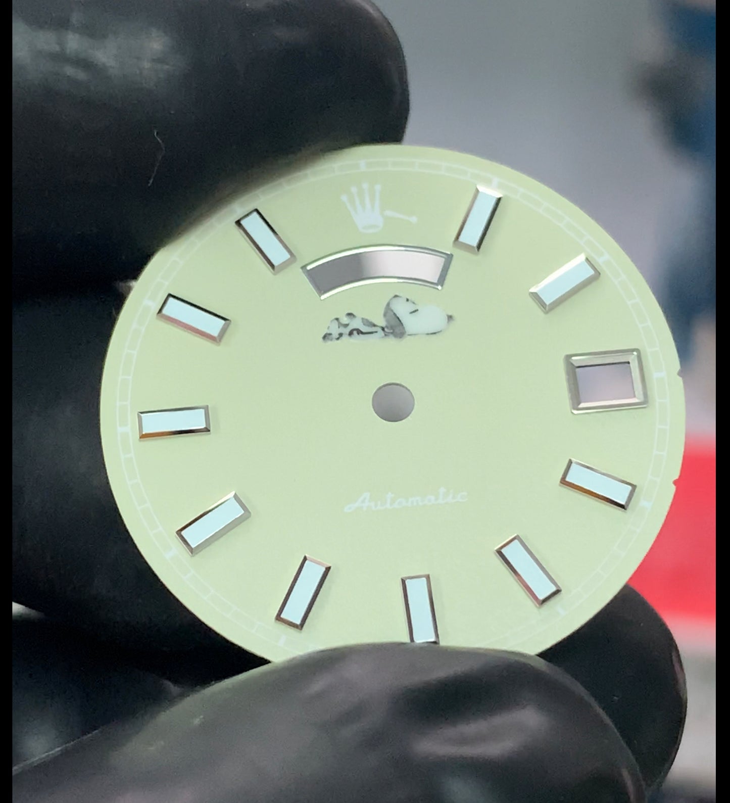 Dial maker - SP-03 snoopy Dial With Full lume day /date wheel for NH36