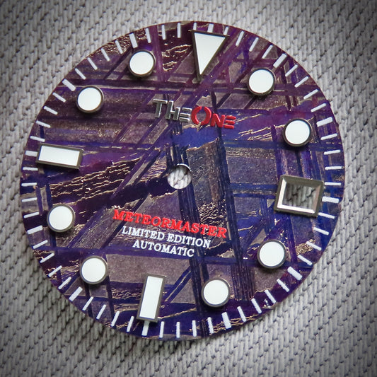 Dial maker - Blue / Purple Meteorite Dial