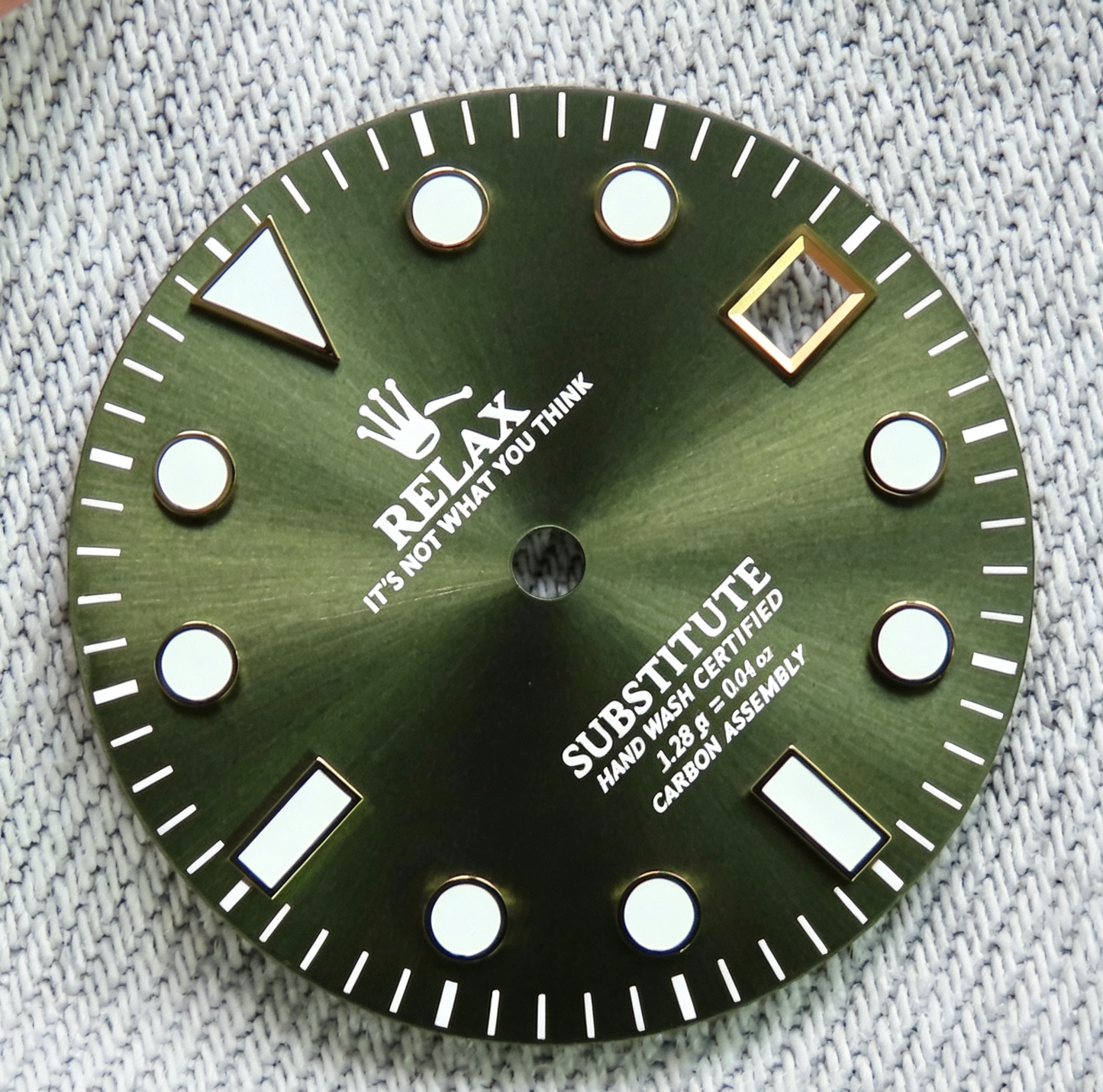 Dial Maker - Sunburst Green Relax Dial