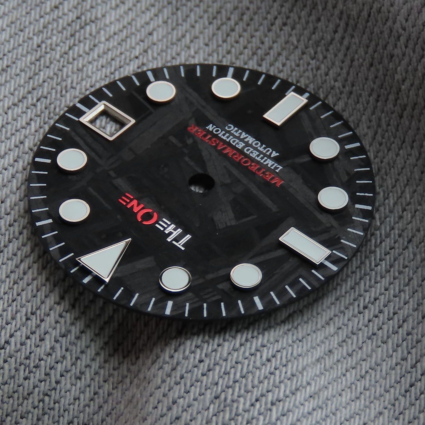 Dial maker - Black Meteorite Dial for Seiko Movement