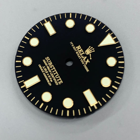 Dial Maker - Matte Black Relax Dial No Date