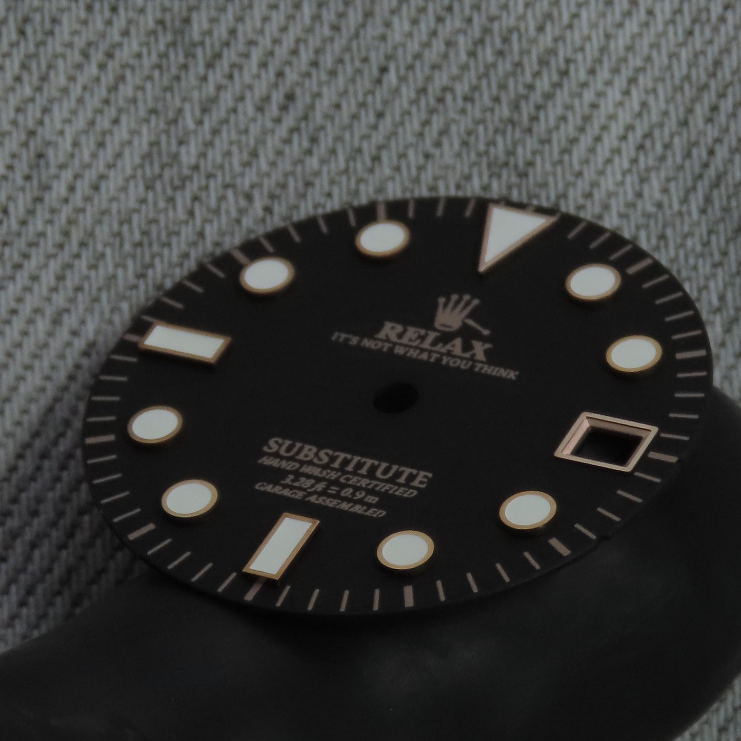 Dial Maker - Matte Black Relax Dial