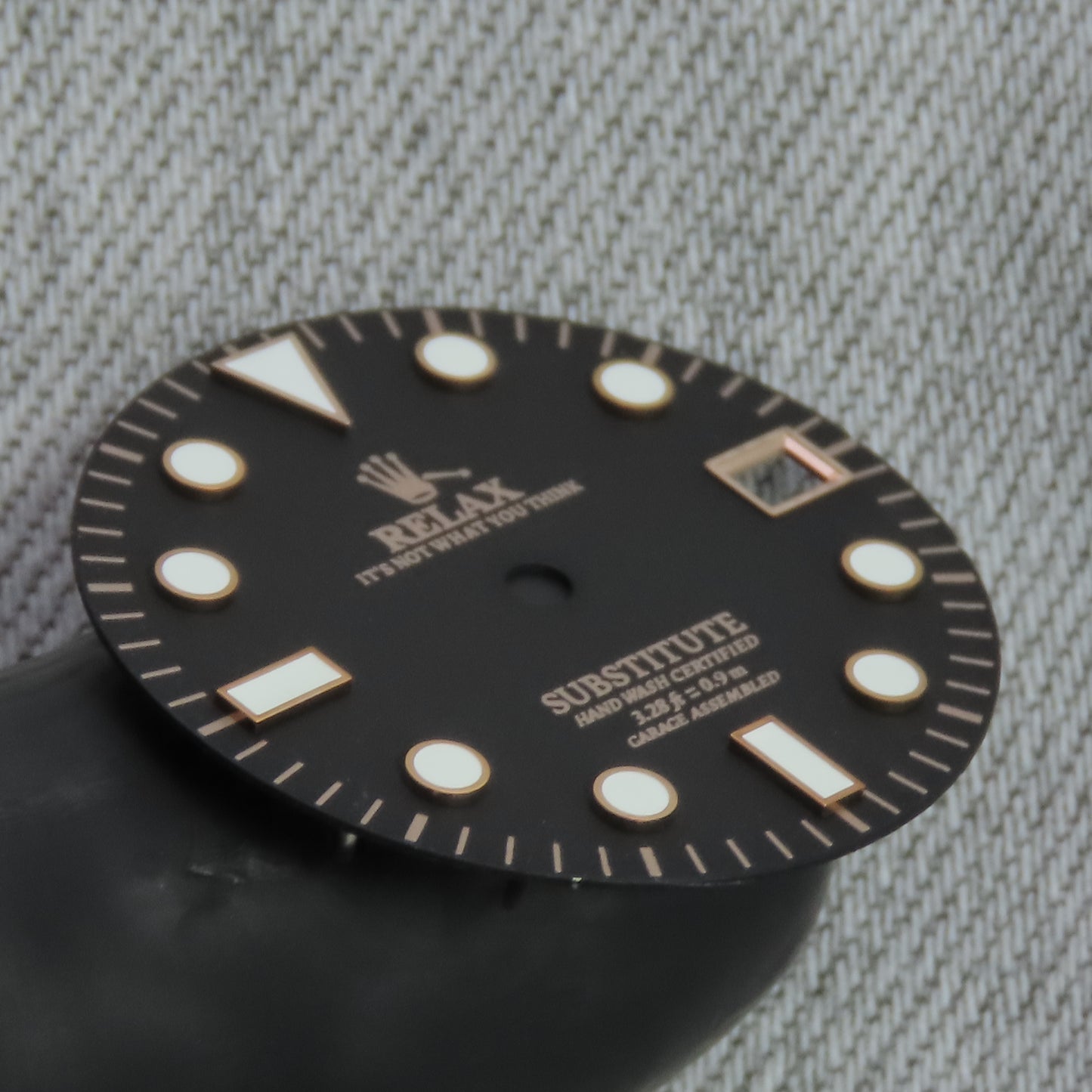 Dial Maker - Matte Black Relax Dial