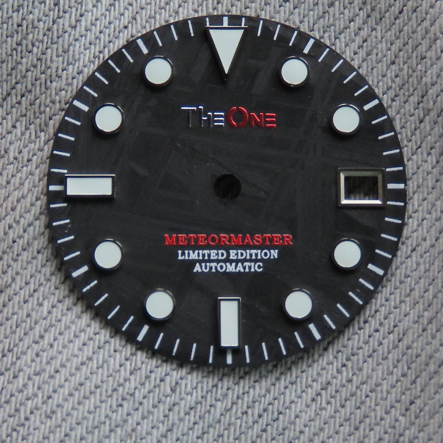 Dial maker - Black Meteorite Dial for Seiko Movement