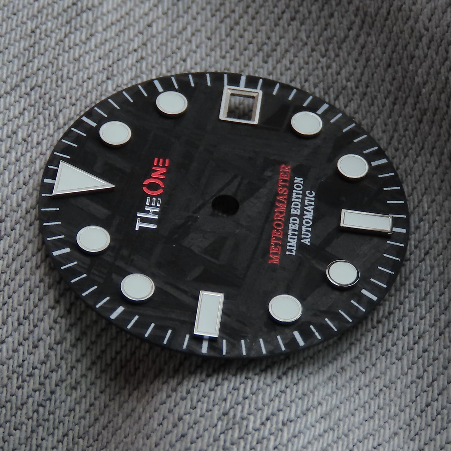 Dial maker - Black Meteorite Dial for Seiko Movement