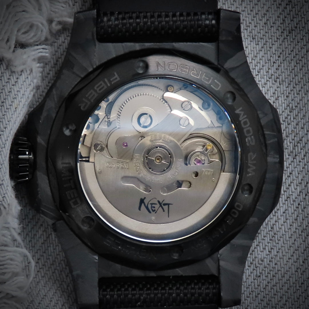 Dial Maker - DM05 Black Carbon Watch -Japan Made Movement NH35