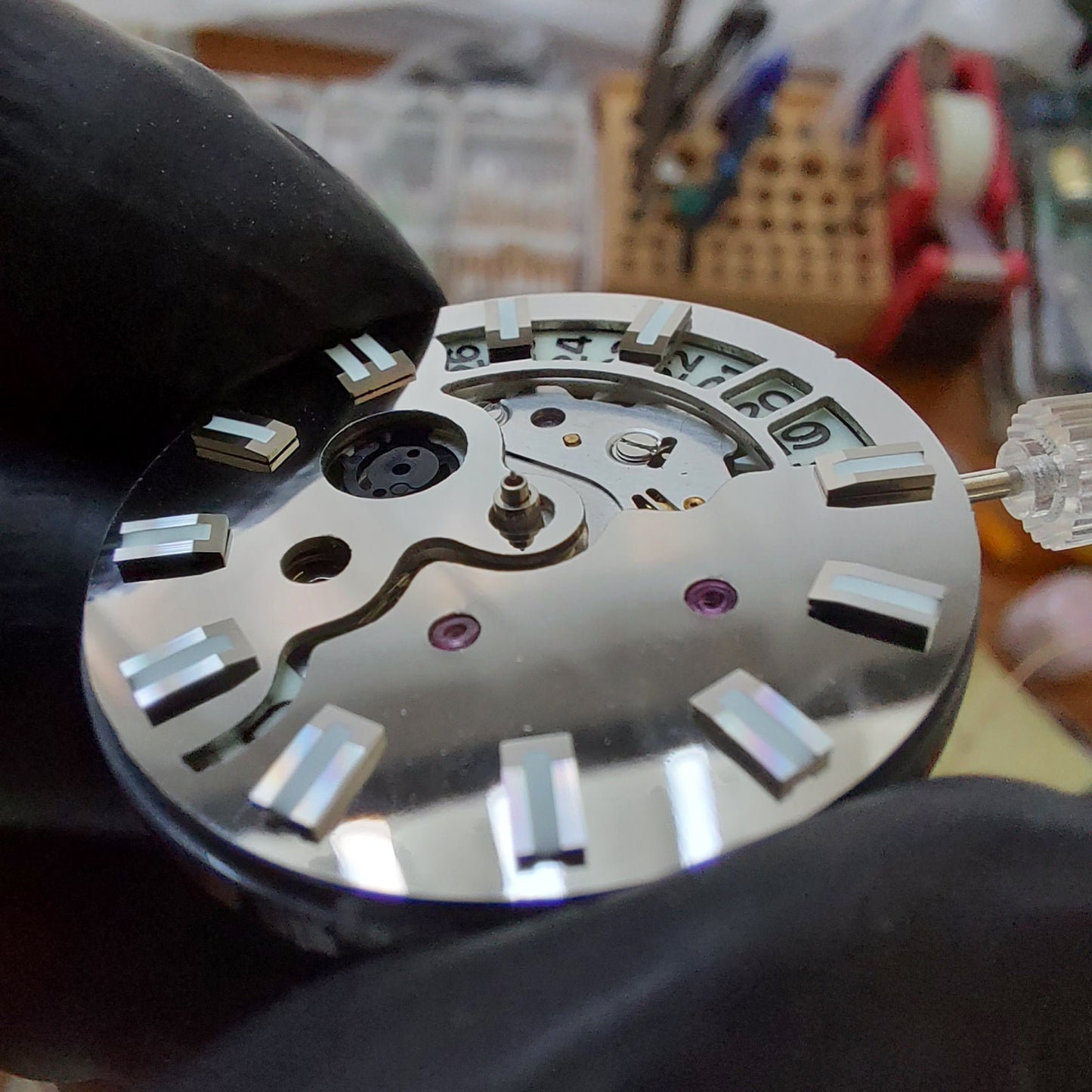 Dial Maker - Stainless steel Skeletonized Dial for NH35 (Fit 3.8o’clock )