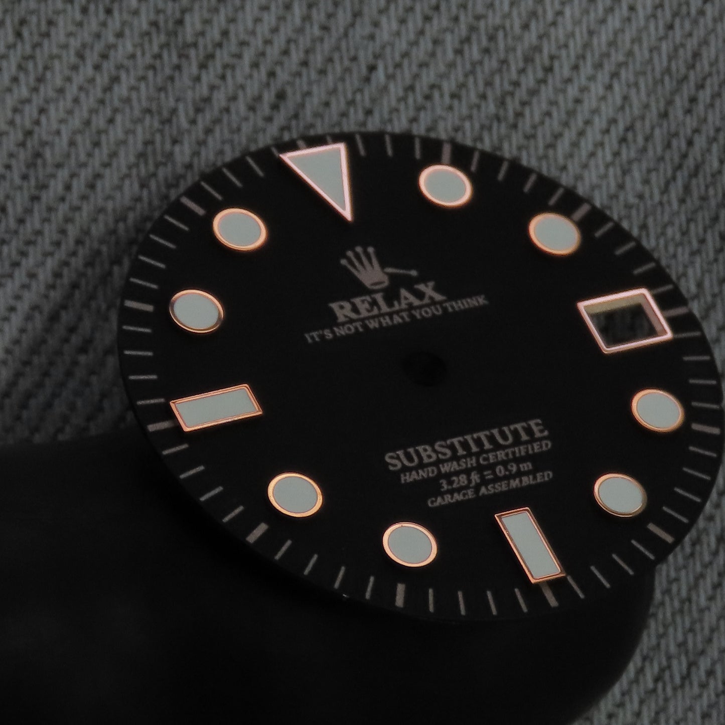 Dial Maker - Matte Black Relax Dial