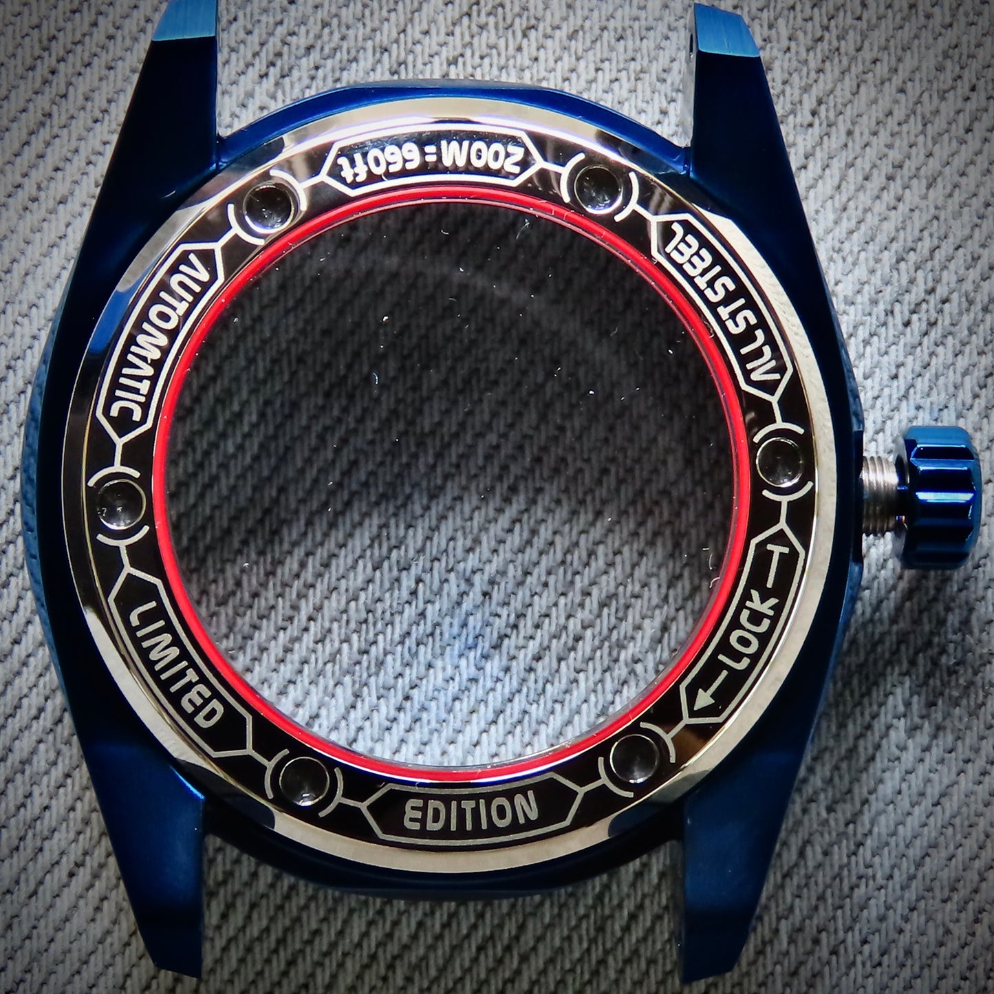 Dial Maker - Custom Case Model-NR 8 IP Blue