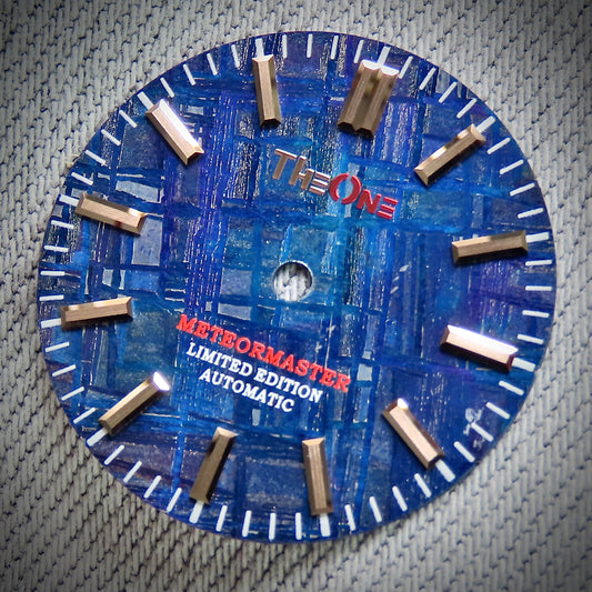 Dial maker - Blue / Purple Meteorite Dial