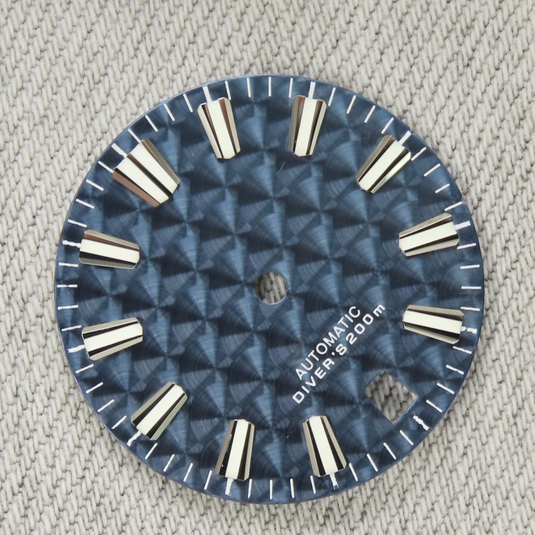 Dial Maker - Perlage dial /BGW9 Lume # 1 with date wheel BGW9