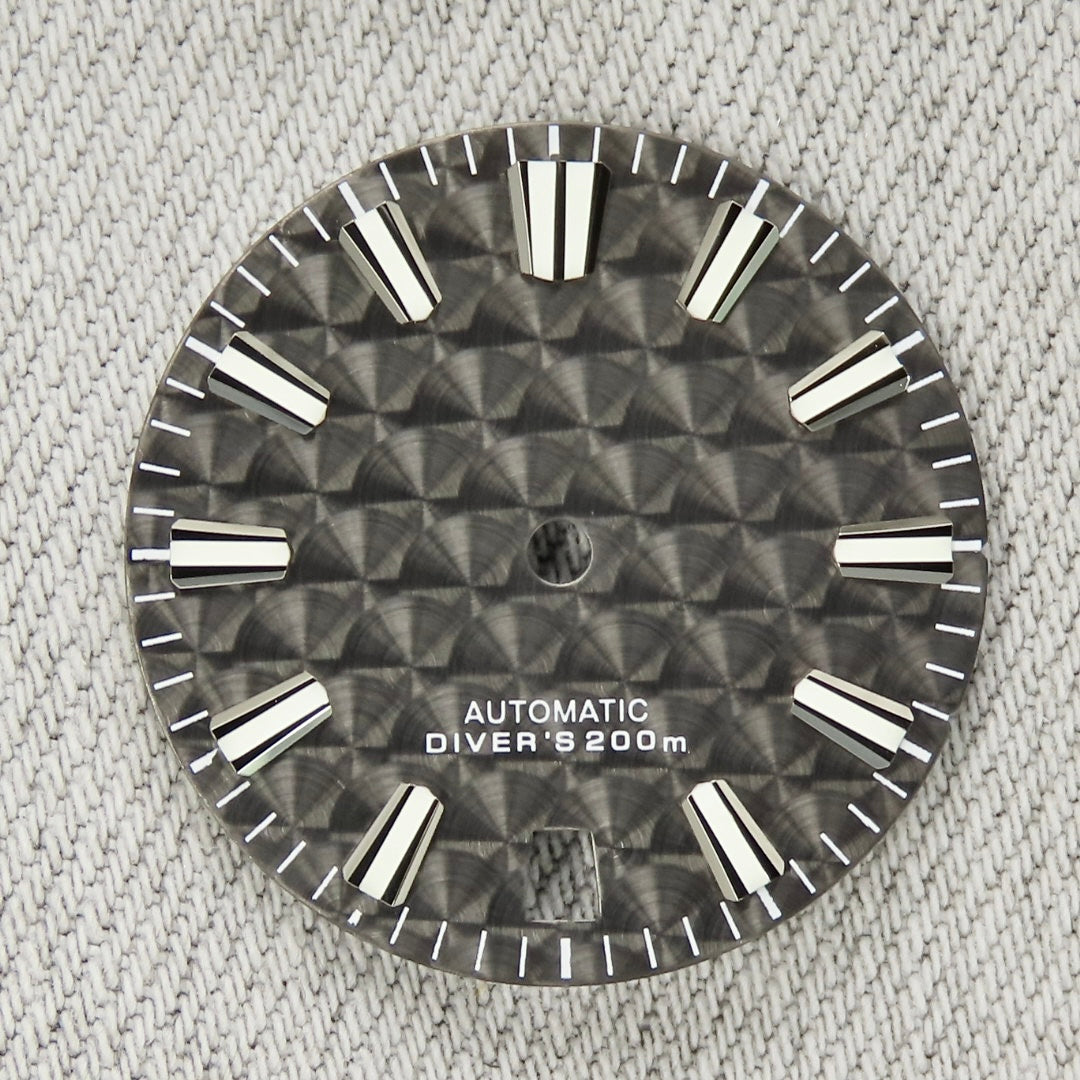 Dial Maker - Perlage dial /BGW9 Lume # 1 with date wheel BGW9