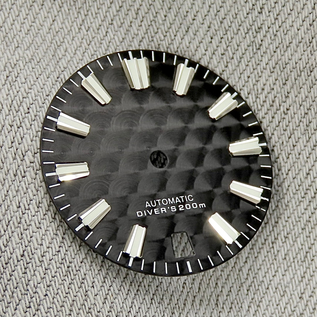 Dial Maker - Perlage dial /BGW9 Lume # 1 with date wheel BGW9